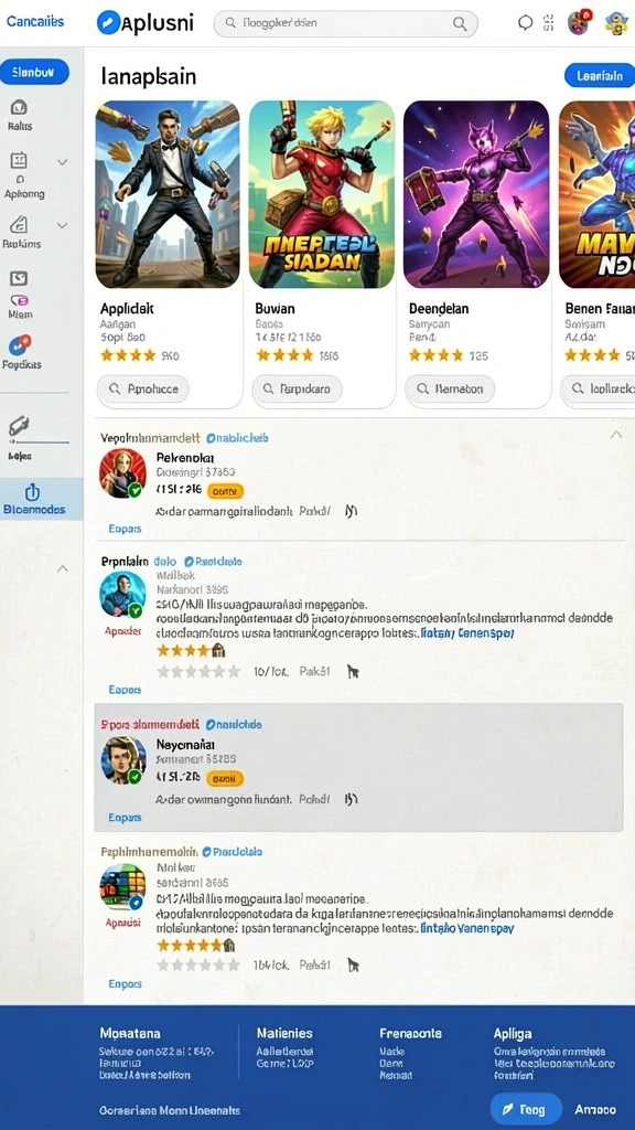 alexis500 - Tampilan antarmuka yang user-friendly dan menarik.