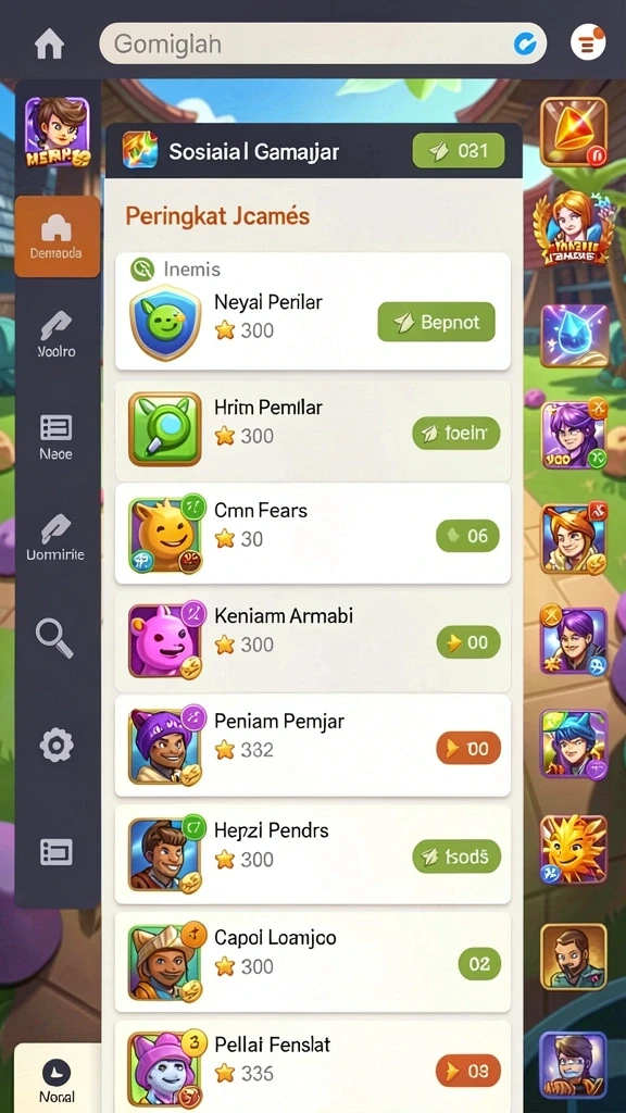 jago11 - Screenshot menunjukkan antarmuka pengguna yang menarik.
