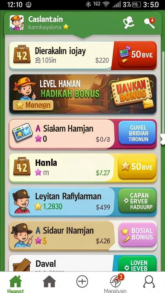 mega111 - Tangkapan layar memperlihatkan momen seru dalam permainan.