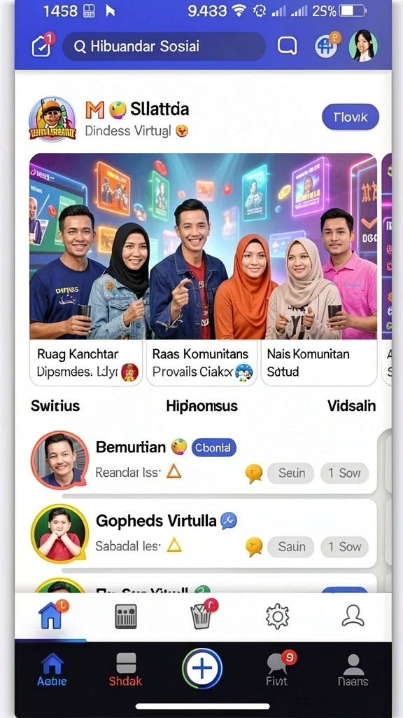 pgstar777 - Tampilan antarmuka yang intuitif dan mudah dinavigasi.