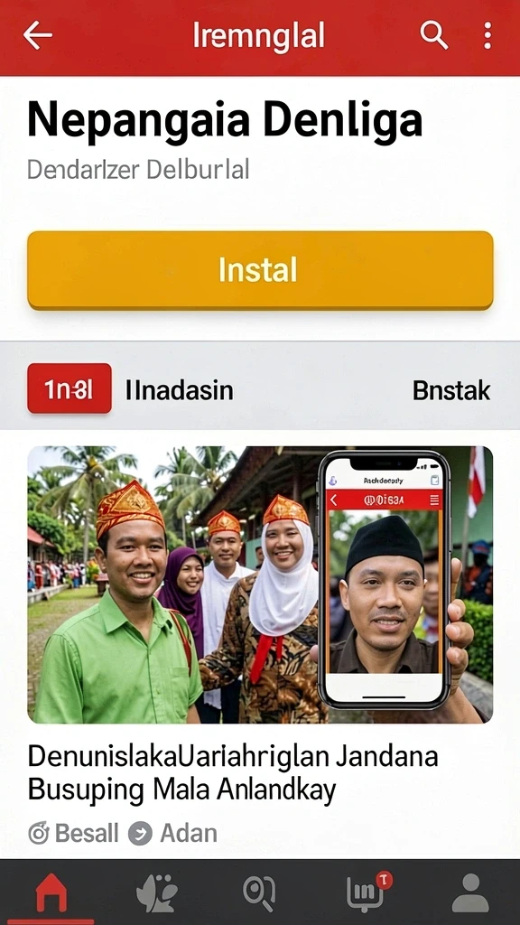 rvip2 - Tampilan menu utama yang menarik dan interaktif.
